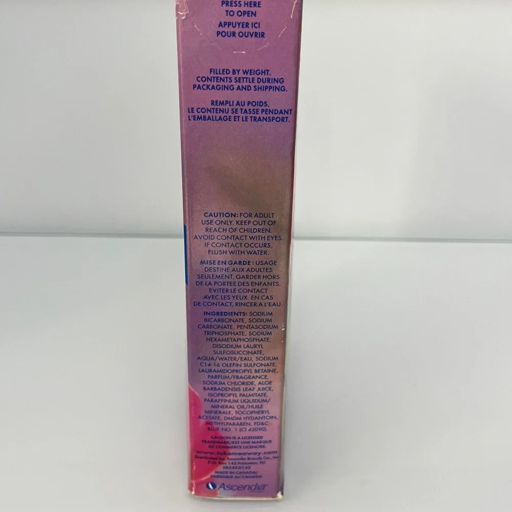 Vintage New Sealed Calgon Take Me Away Moisturizing Bubble Bath English Garden